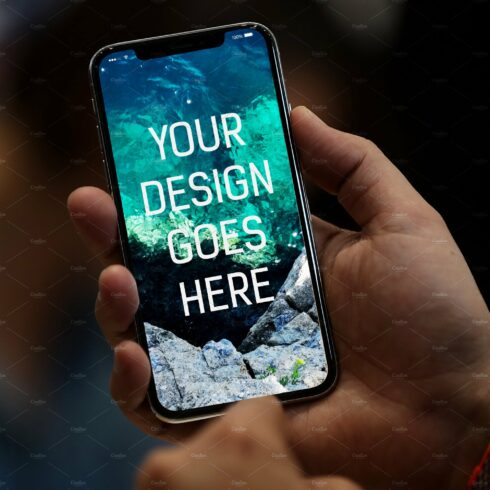 iPhone X Display Mock-up #14 cover image.