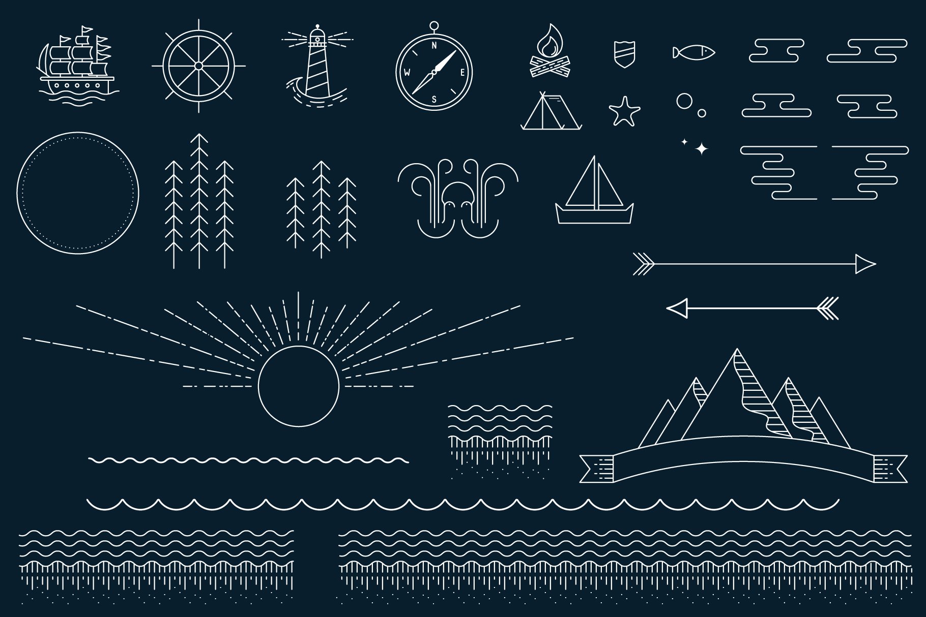 14 icons – sacred north display font – preview image 14 22