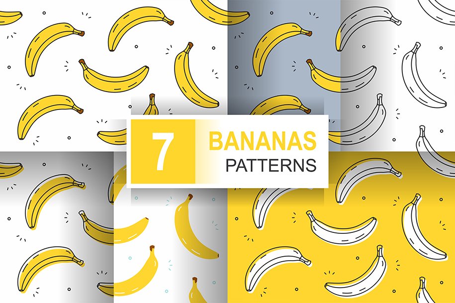 Bananas patterns cover image.