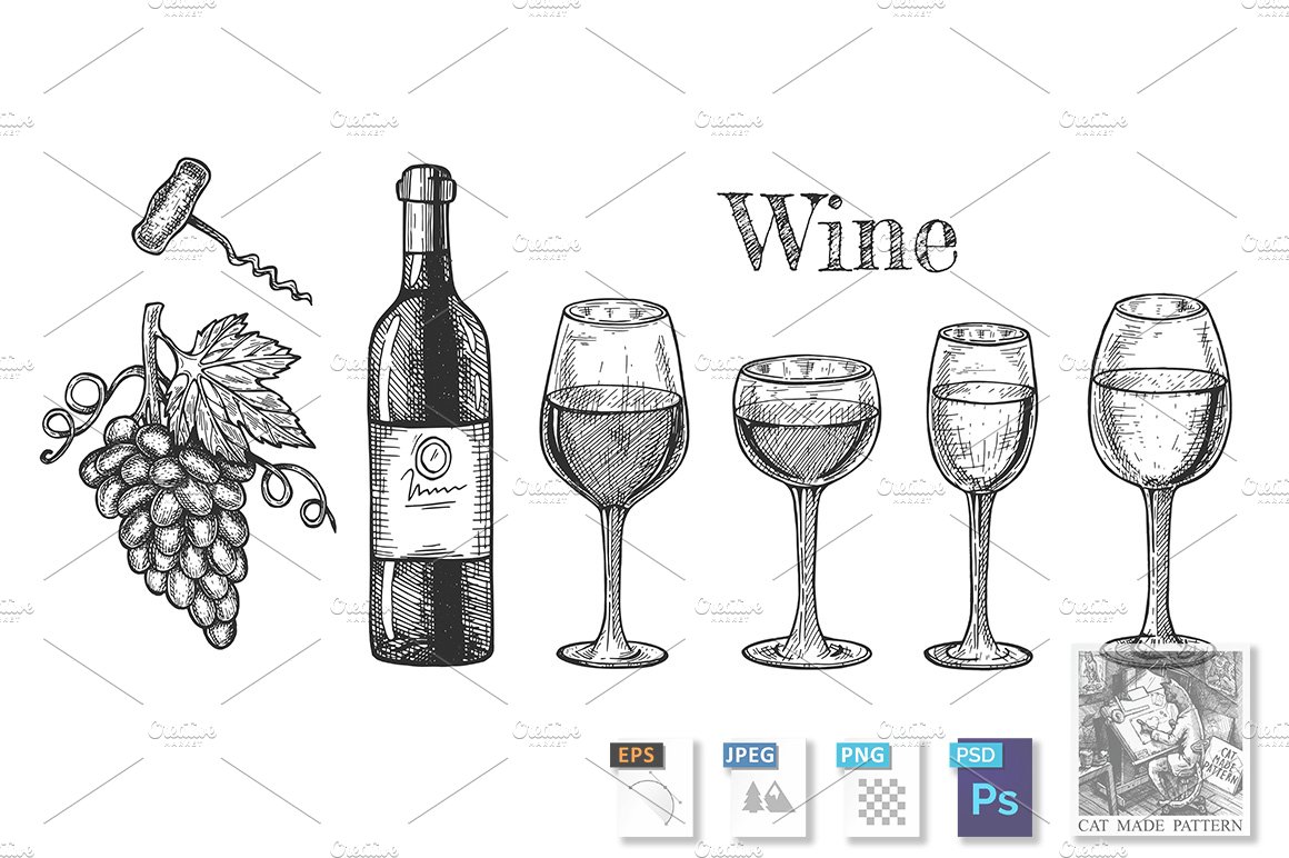 Wine set cover image.