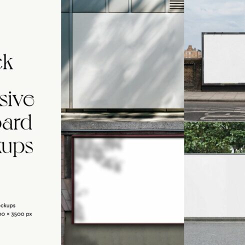 5-Pack Exclusive Billboard Mockups cover image.