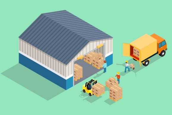 Isometric warehouse cover image.