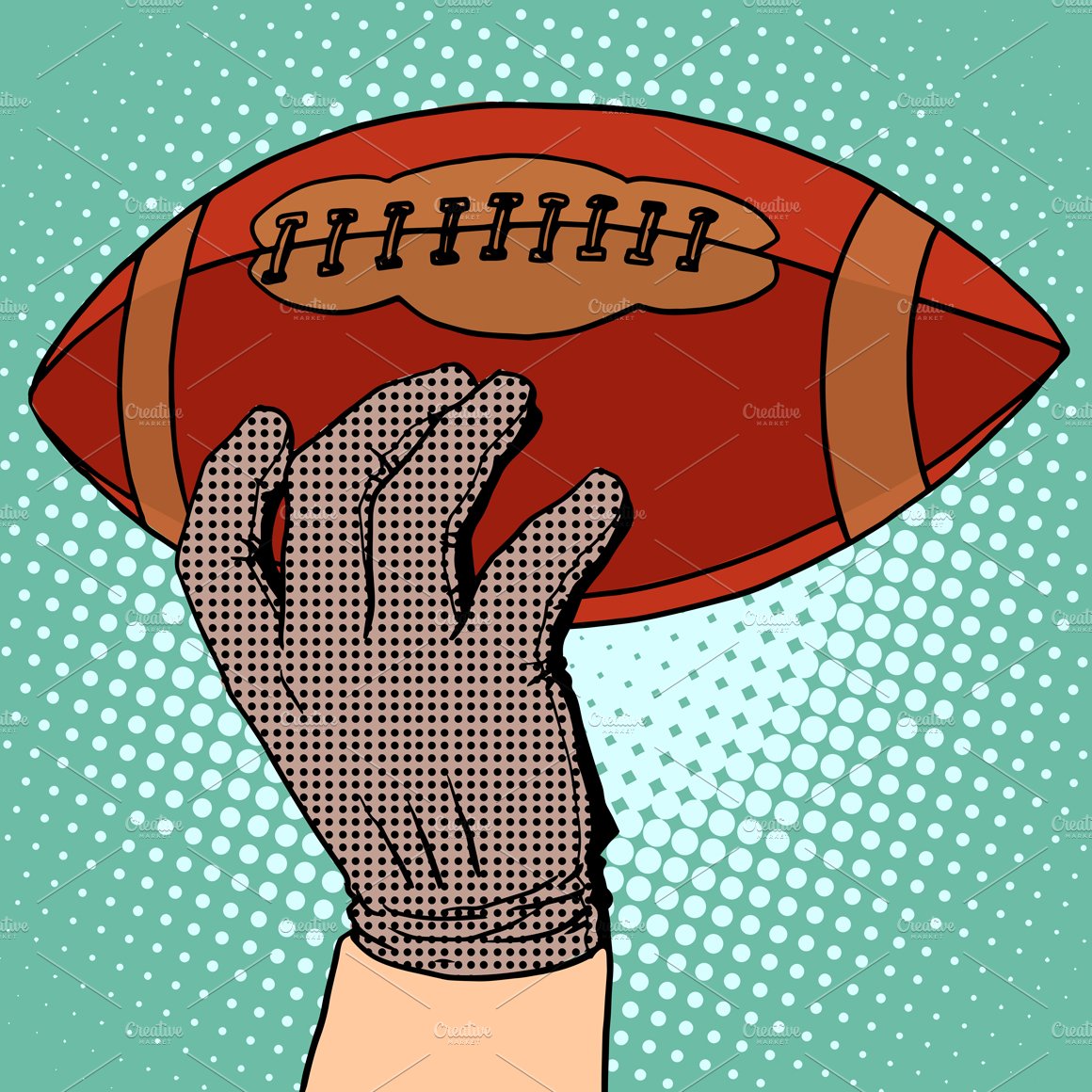 The ball of American football cover image.