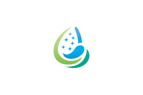 Clean Drop Logo preview image.