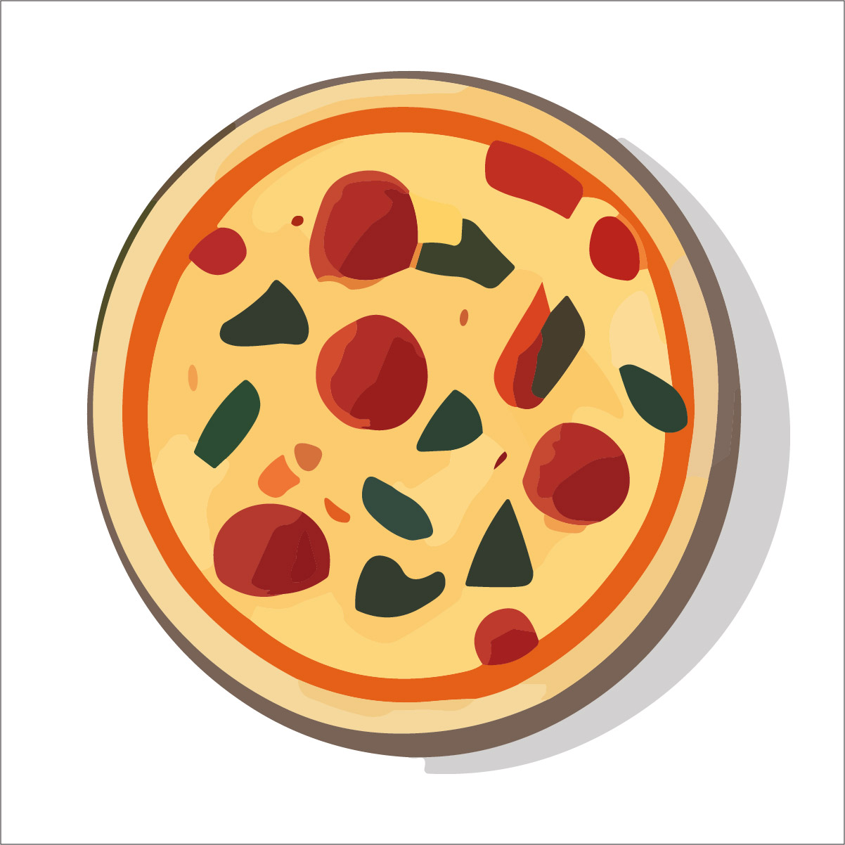 16 pizza vector illustrations 01 845