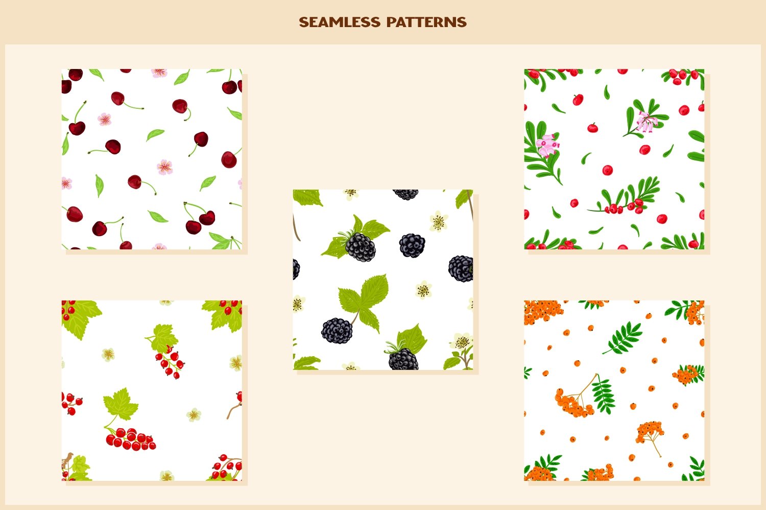 16 seamless pattern berries 766