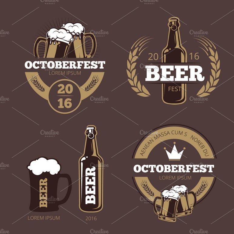 Beer label templates cover image.