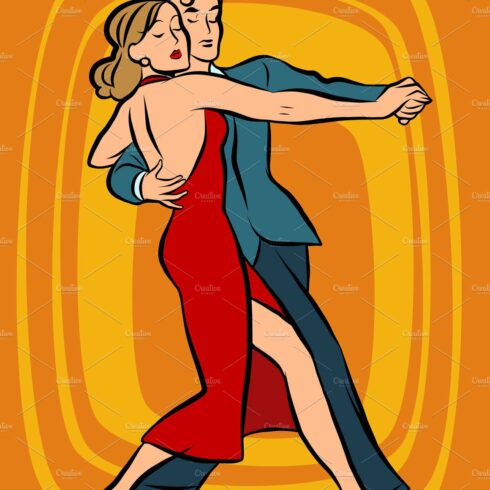 Couple dancing tango cover image.