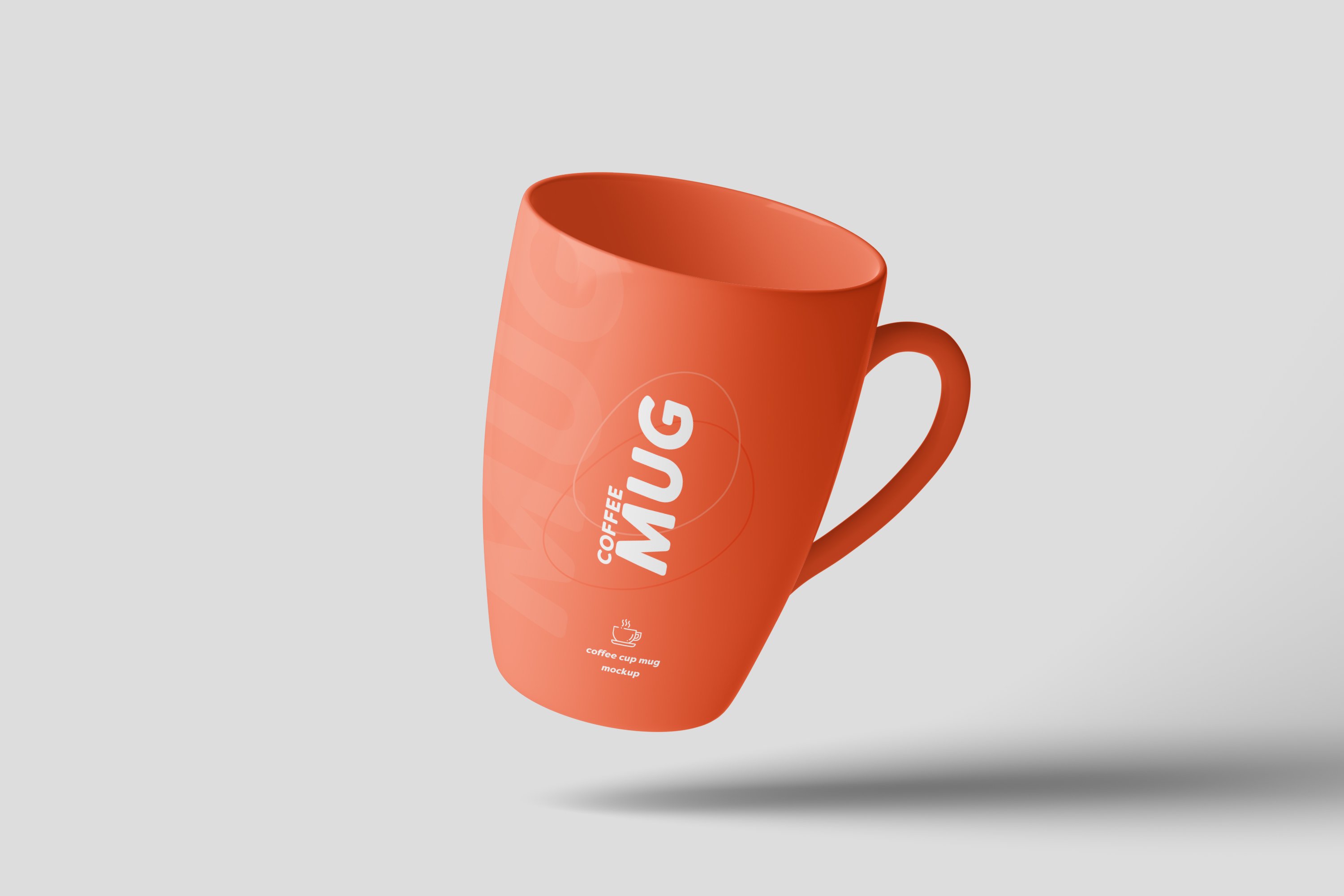 Floating Coffee Cup Collection Mockup