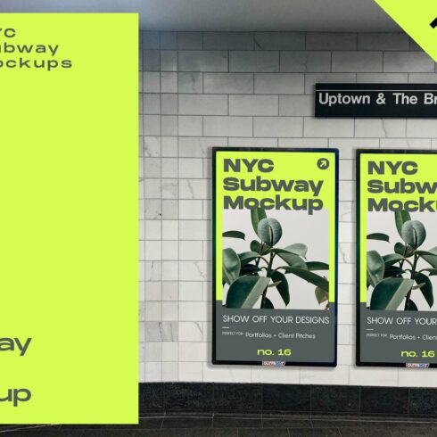 NYC Subway Ad Mockup cover image.