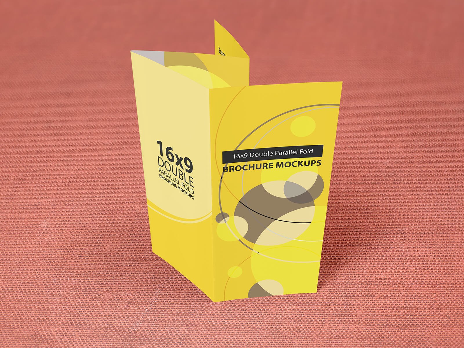 169 Double Parallel Brochure Mockup cover image.
