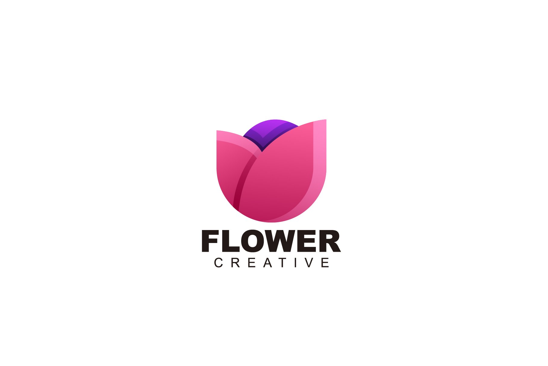 beauty tulip colorful design logo cover image.