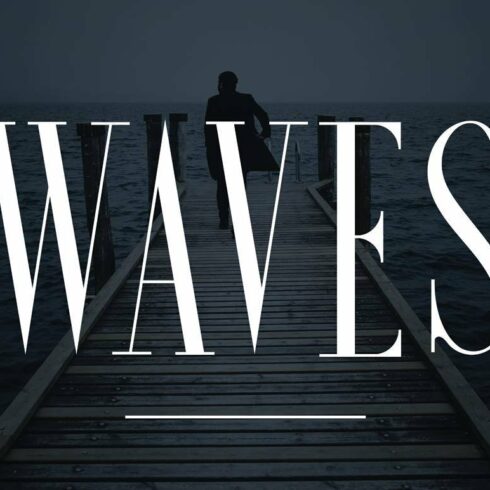 WAVES | A Condensed Serif cover image.