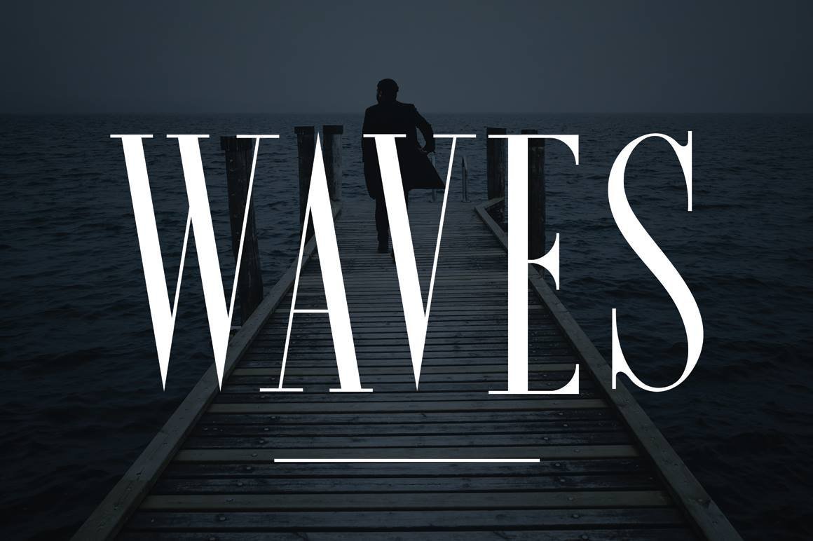 WAVES | A Condensed Serif cover image.