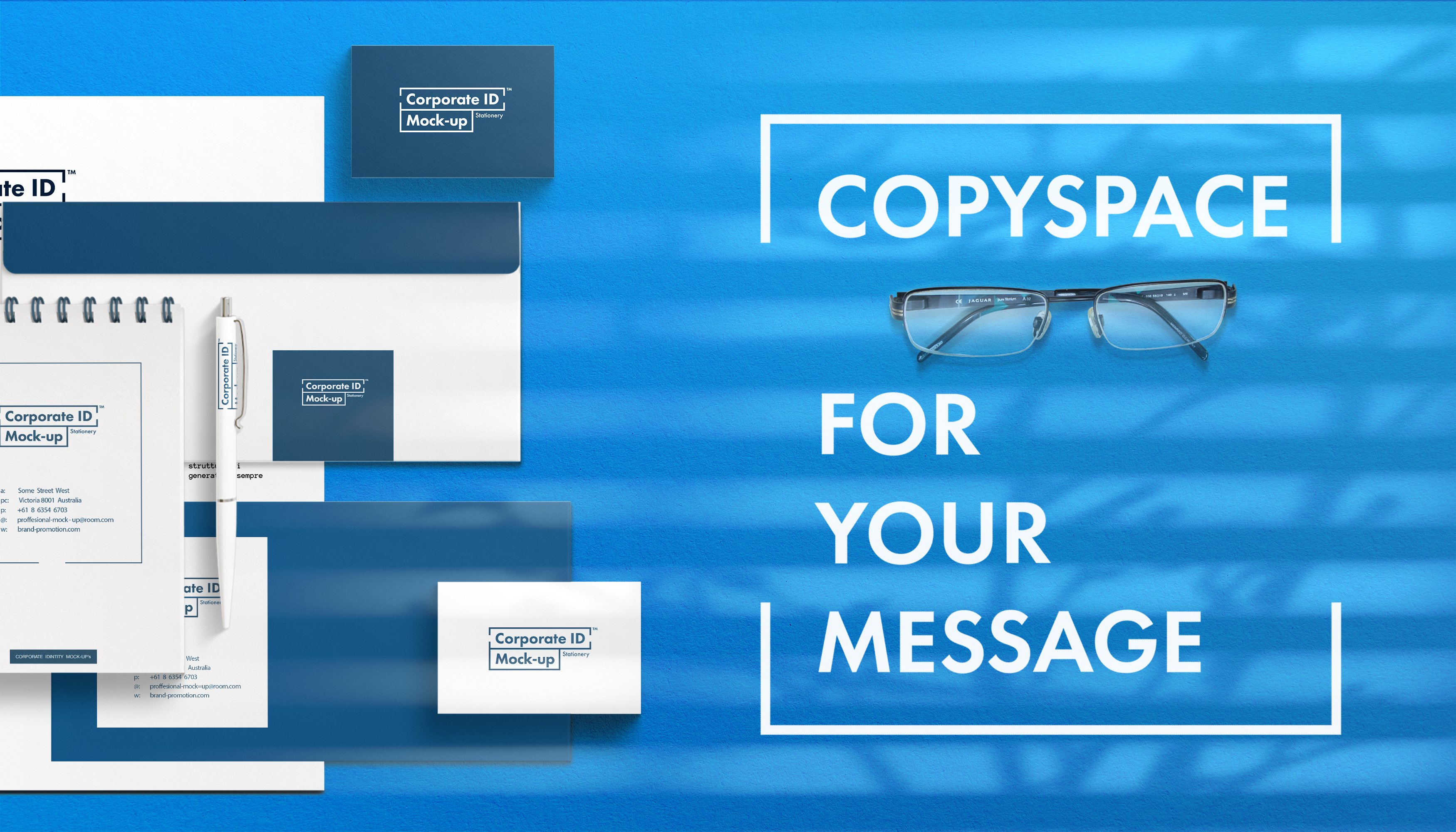 Stationery Mockup Set with Copyspace cover image.