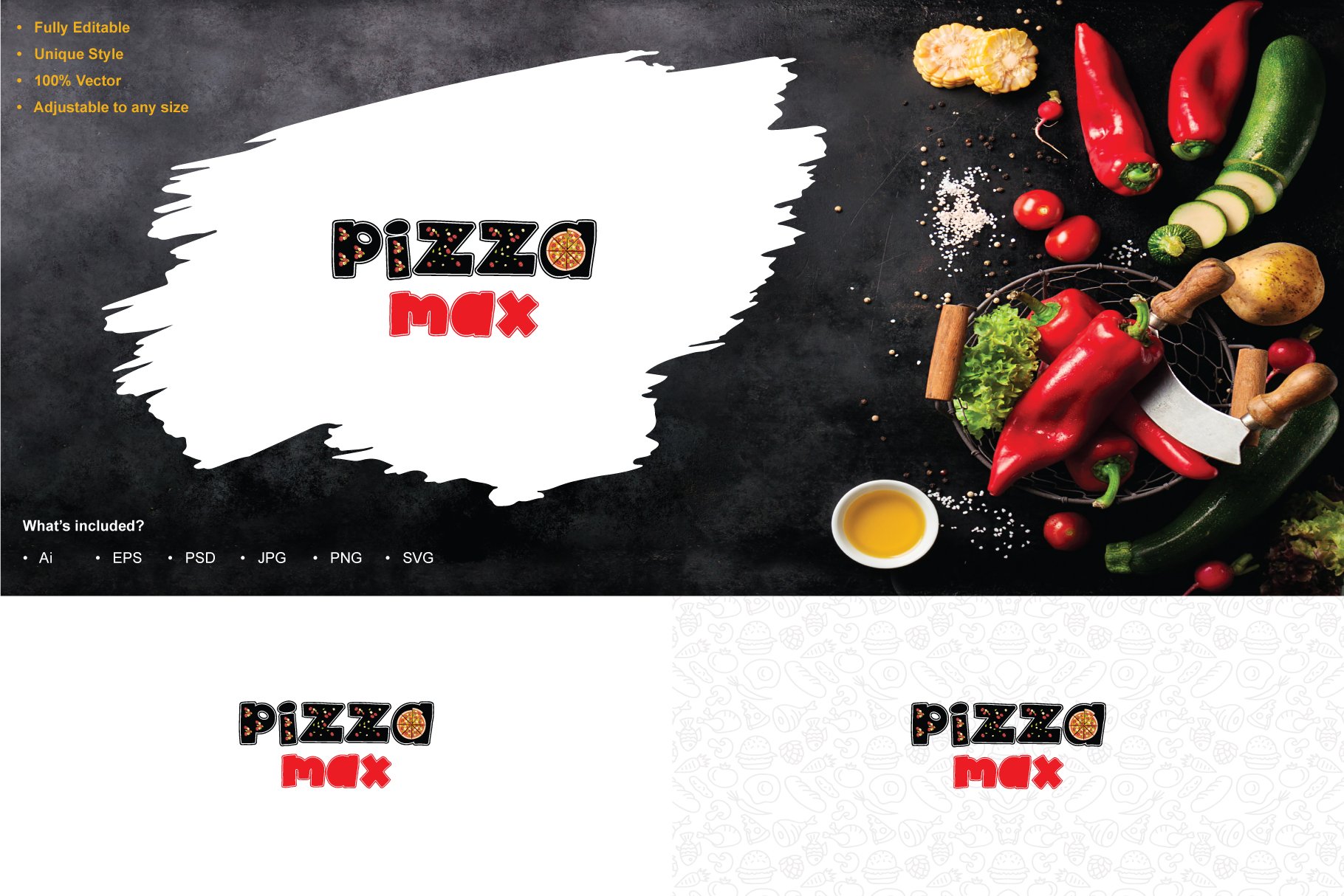 Pizza Max Logo cover image.