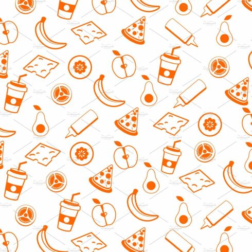 Pizza Wrap, fruit pattern background cover image.