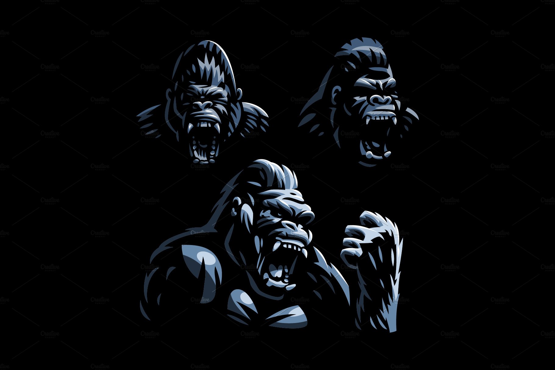Angry gorilla cover image.