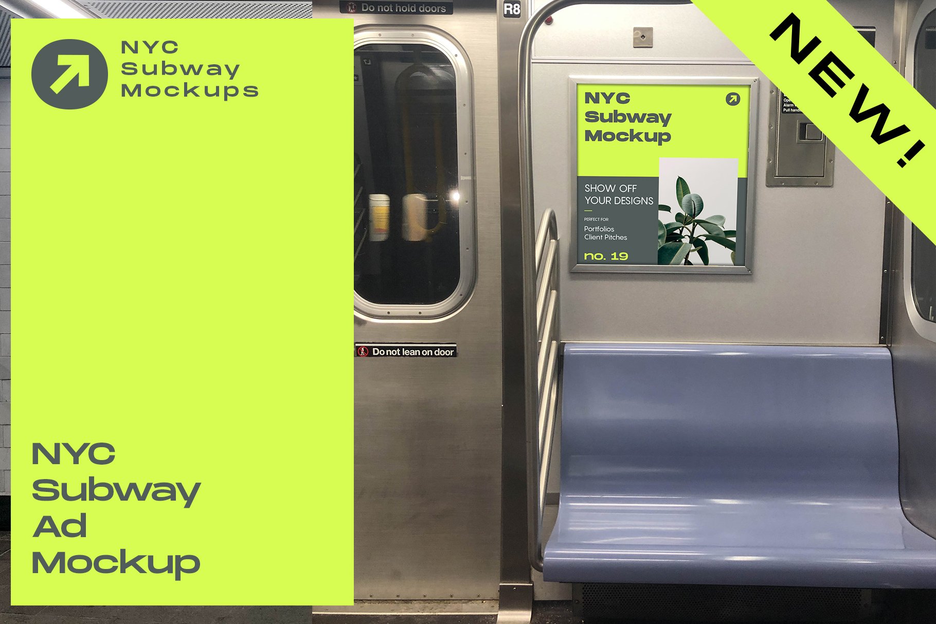 NYC Subway Ad Mockup cover image.