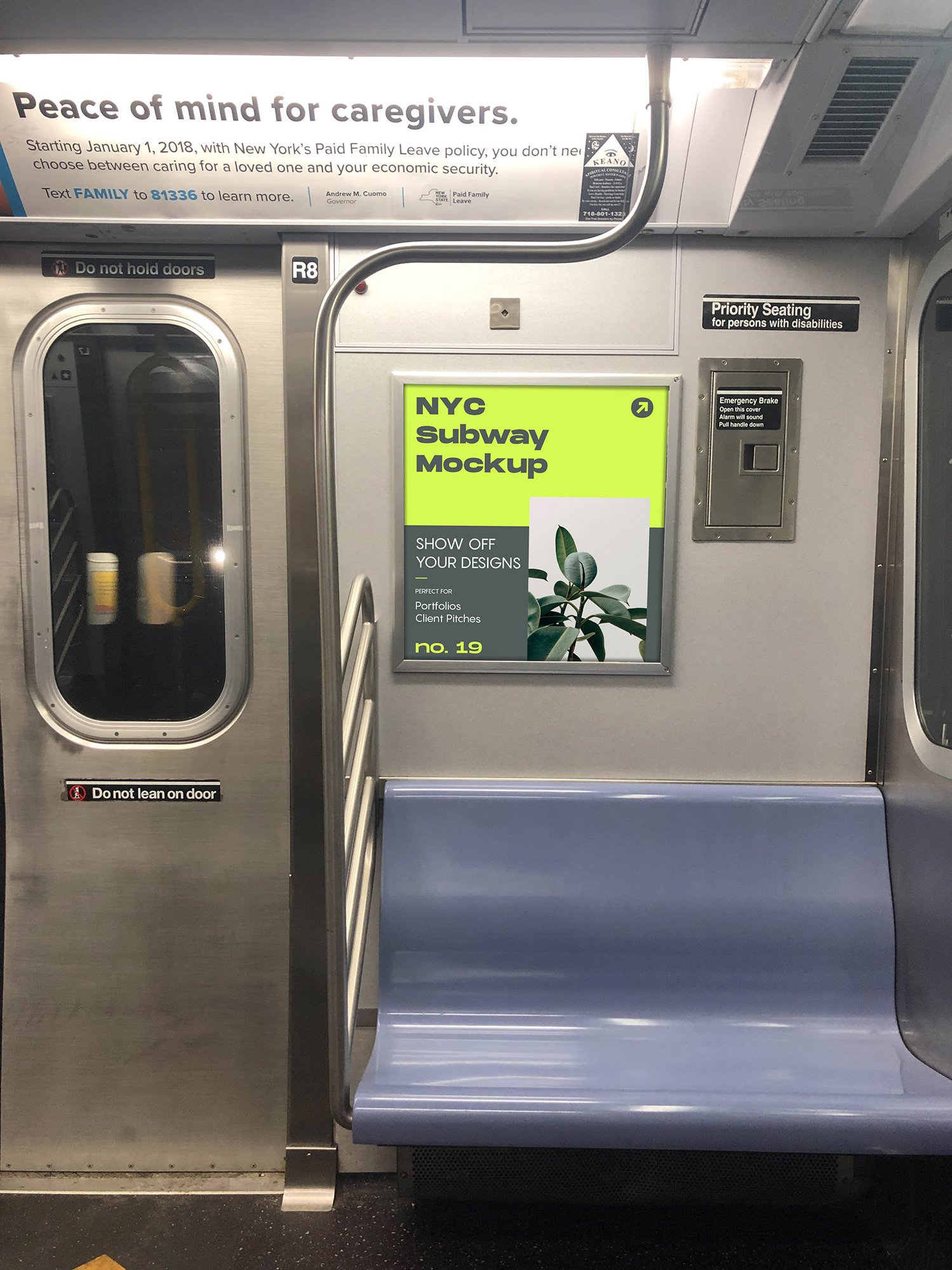 NYC Subway Ad Mockup – MasterBundles