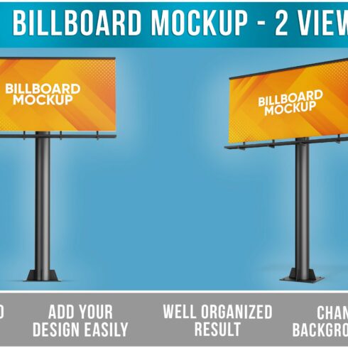 Billboard Mockup - 2 Views cover image.