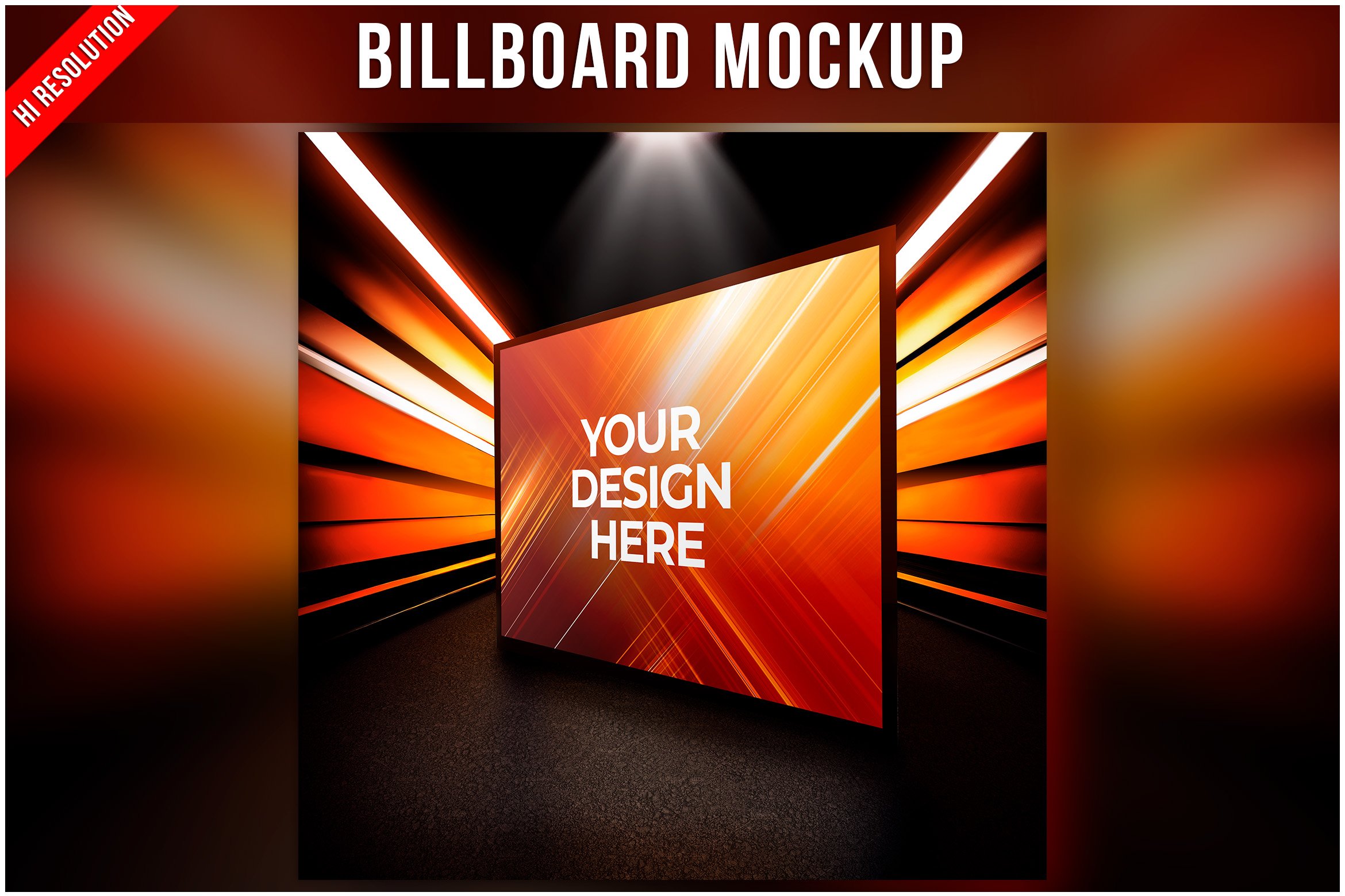 Billboard Mockup Underground Station cover image.