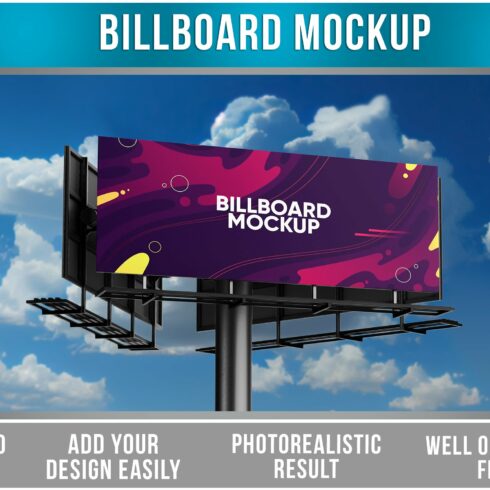 Billboard Mockup with Sky cover image.