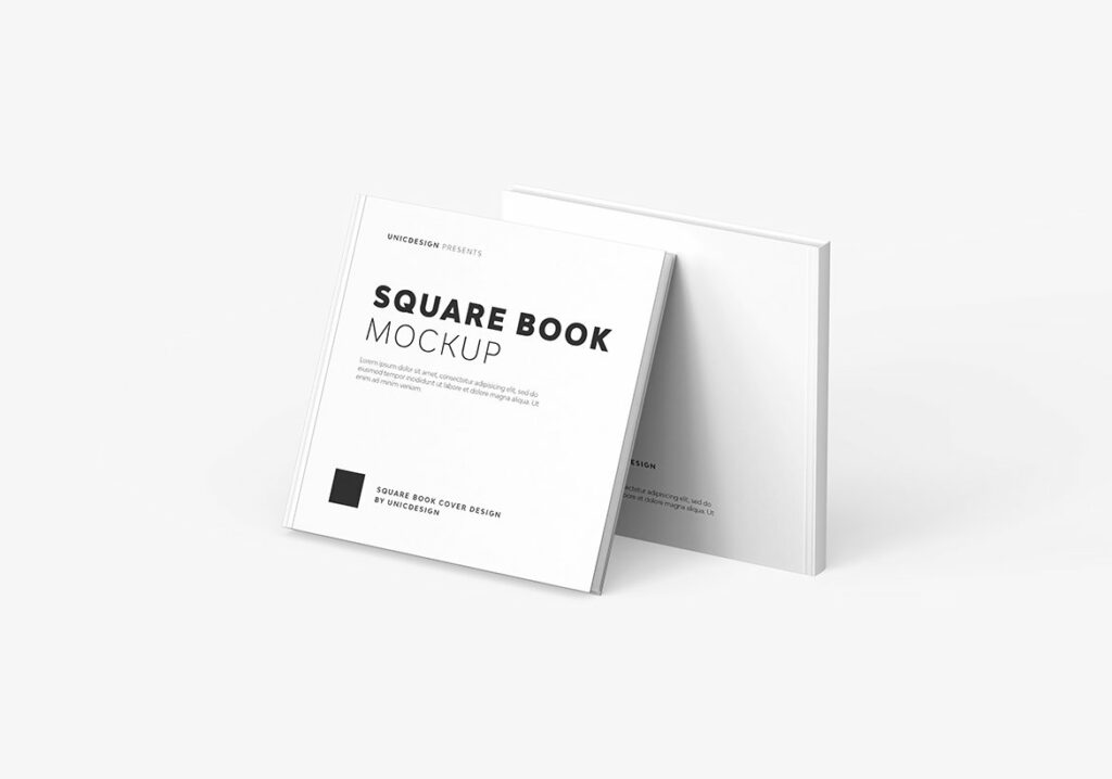 Square Sample Book Square Book Mockup – MasterBundles