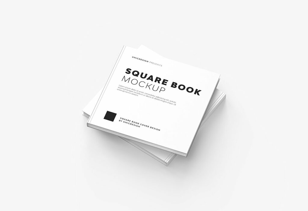 Square Sample Book Square Book Mockup – MasterBundles