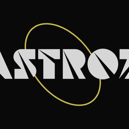 Astroz - Space Futuristic SciFi Font cover image.
