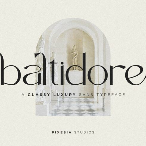 Baltidore - Casual Luxury Sans Serif cover image.