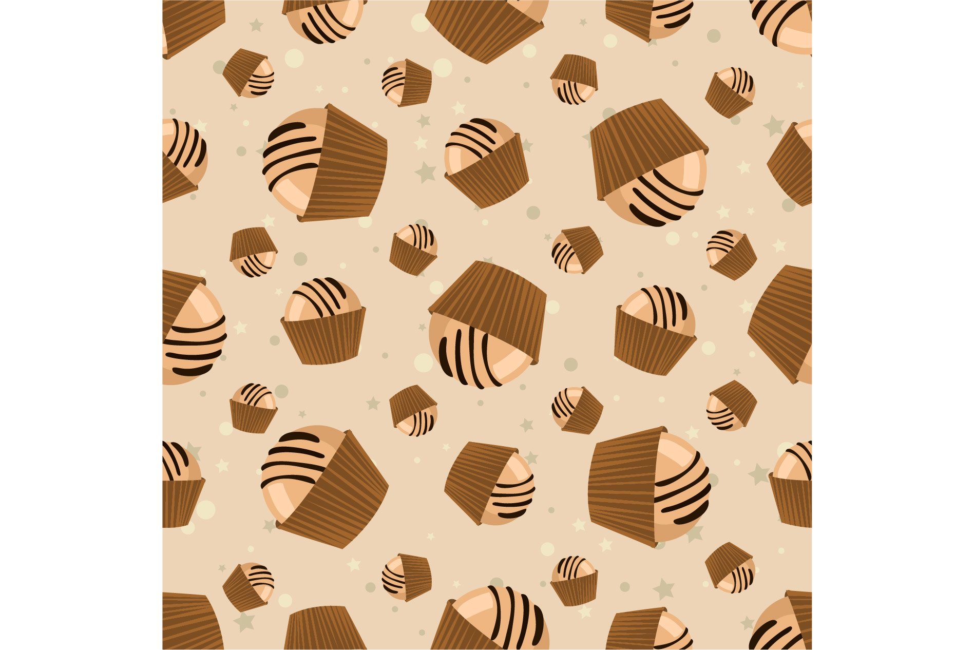 1brown candy seamless pattern background 704
