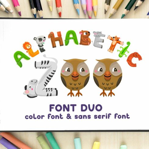 Alphabetic Zoo - font duo cover image.