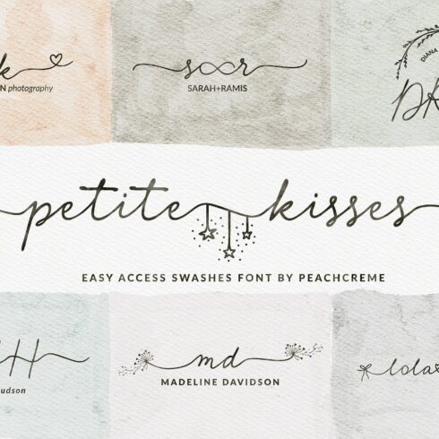 Petite Kisses//super easy swashes! cover image.