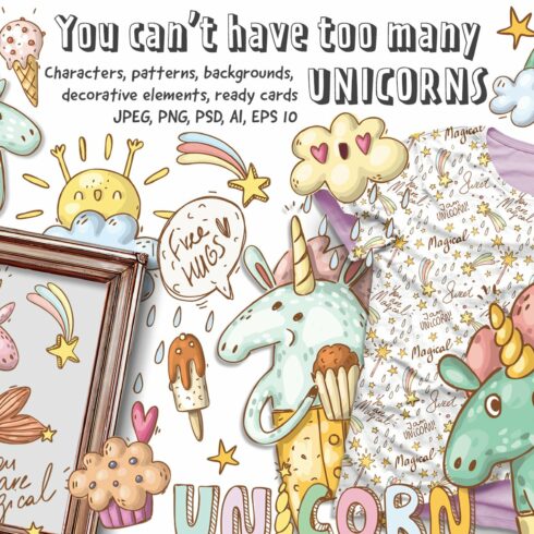 Unicorns and rainbows cover image.