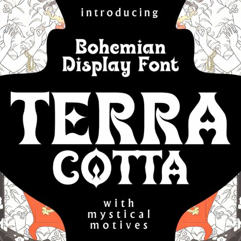 Terra Cotta - Bohemian Display Font cover image.