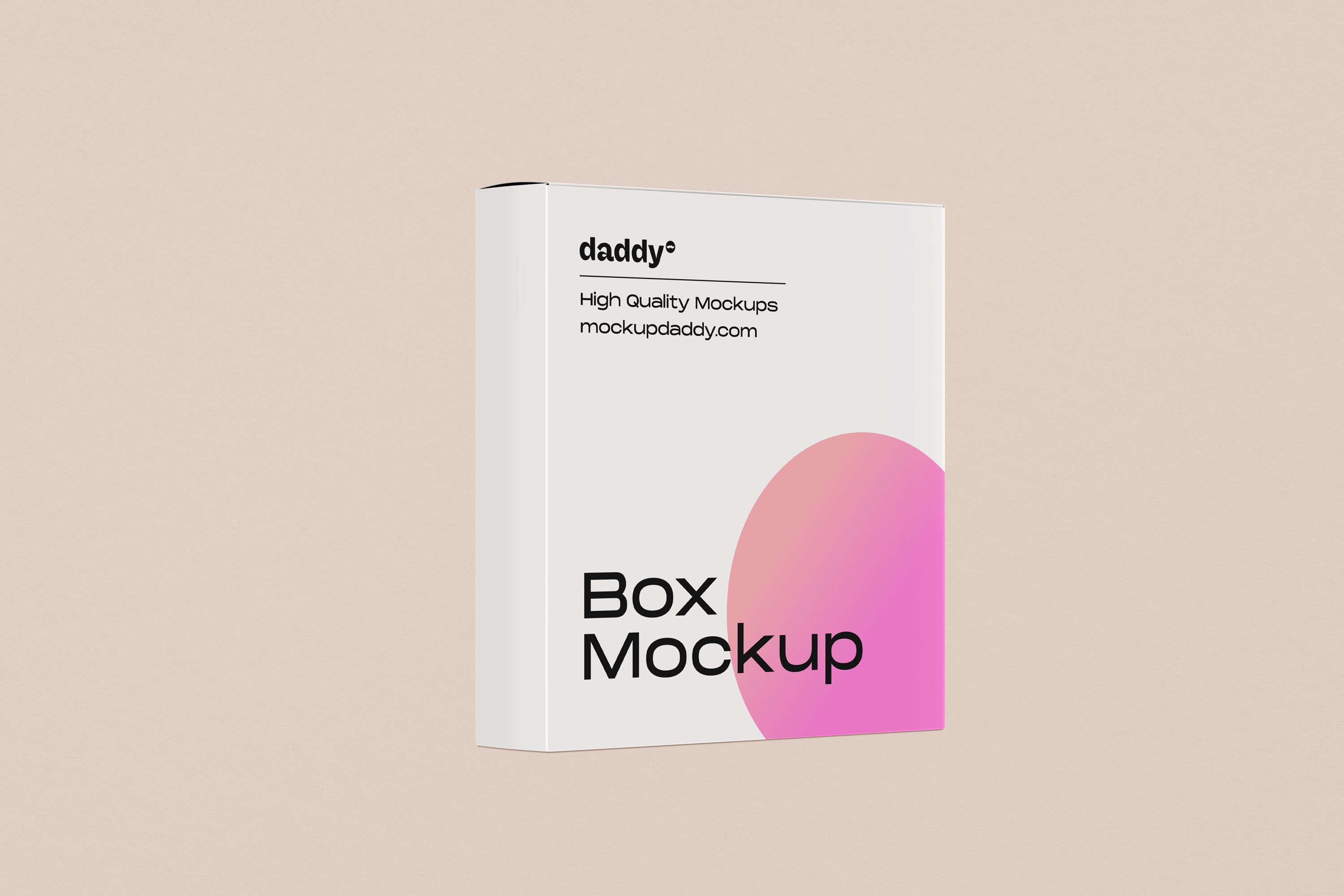 Thin Square Box Mockup – MasterBundles