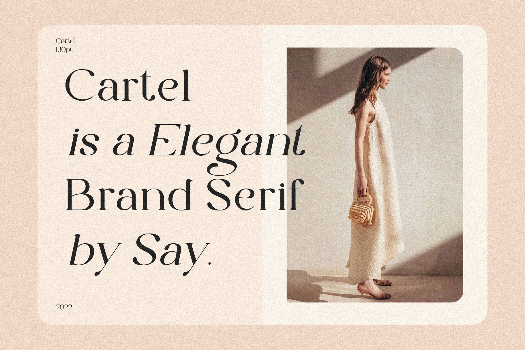 The Cartel - Elegant Serif Font preview image.
