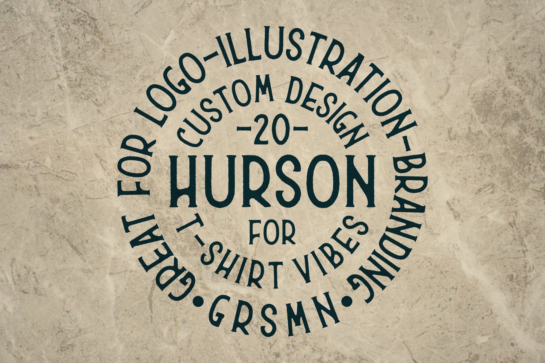 Hurson Rough - Serif preview image.