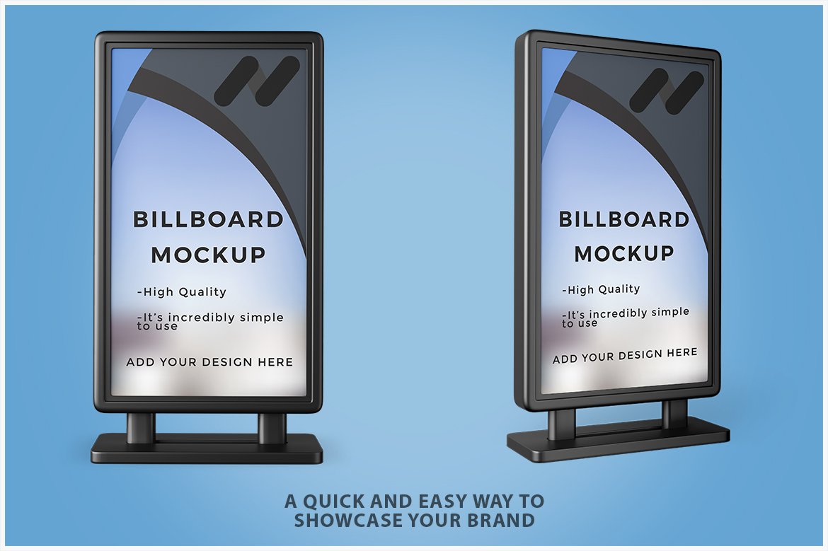 Billboard Display Mockup PSD preview image.