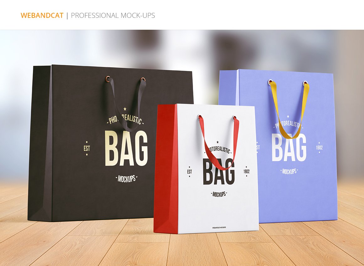 Shopping Bag Mock-up preview image.