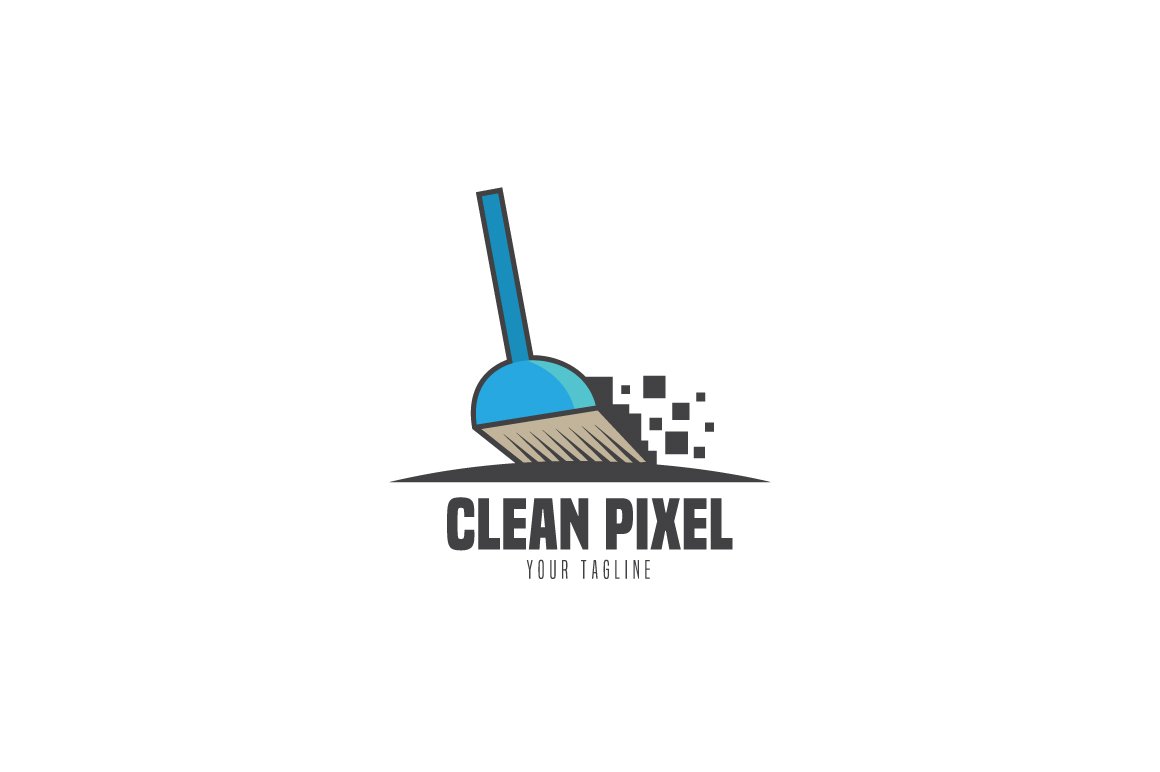 Clean Pixel Logo preview image.