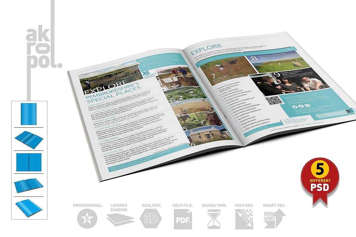 Magazine- Brochure  Mock Up-02 preview image.