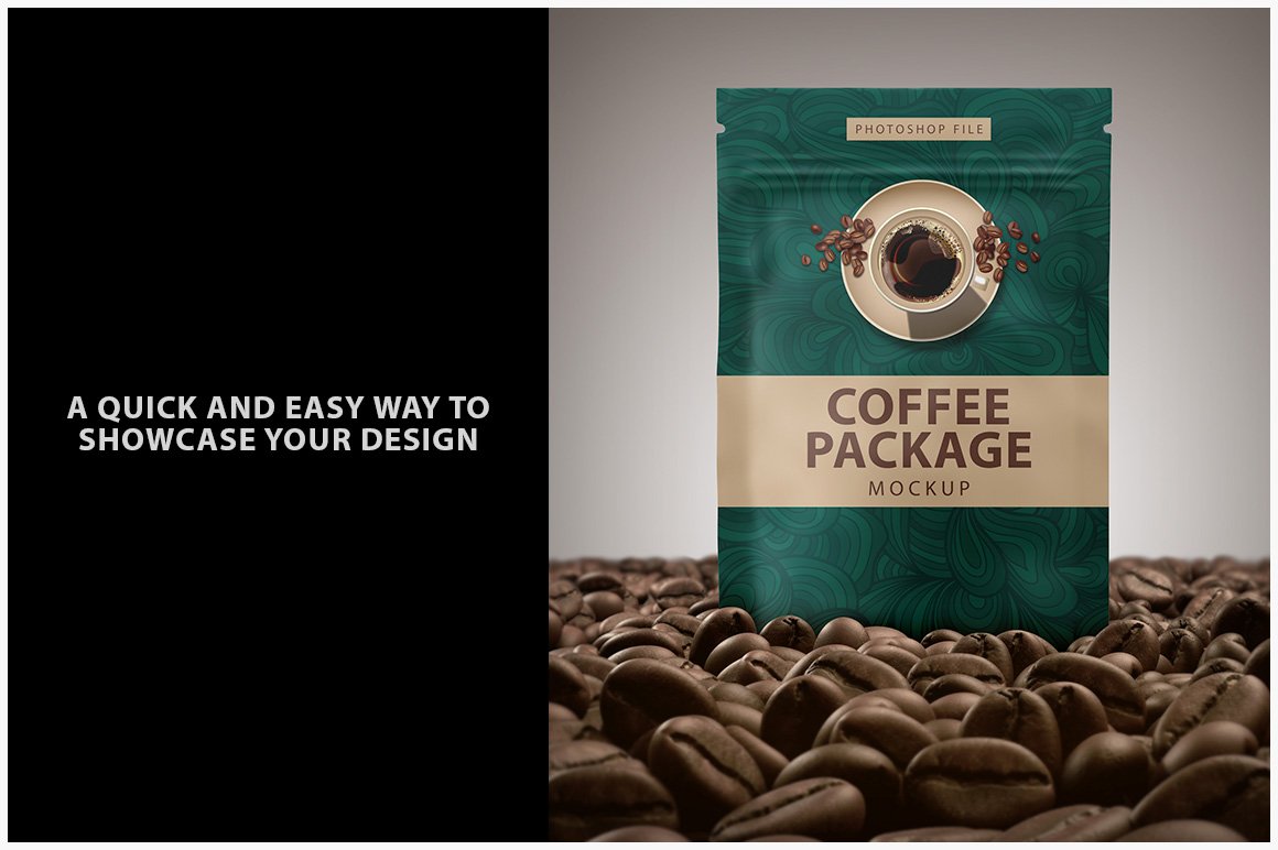 Coffee Bag Mockup preview image.