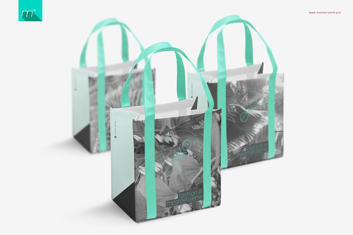 Eco Shopper Bag Mock-up preview image.