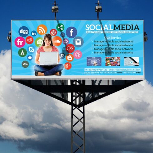 Social Media Billboard & Roll-Up cover image.