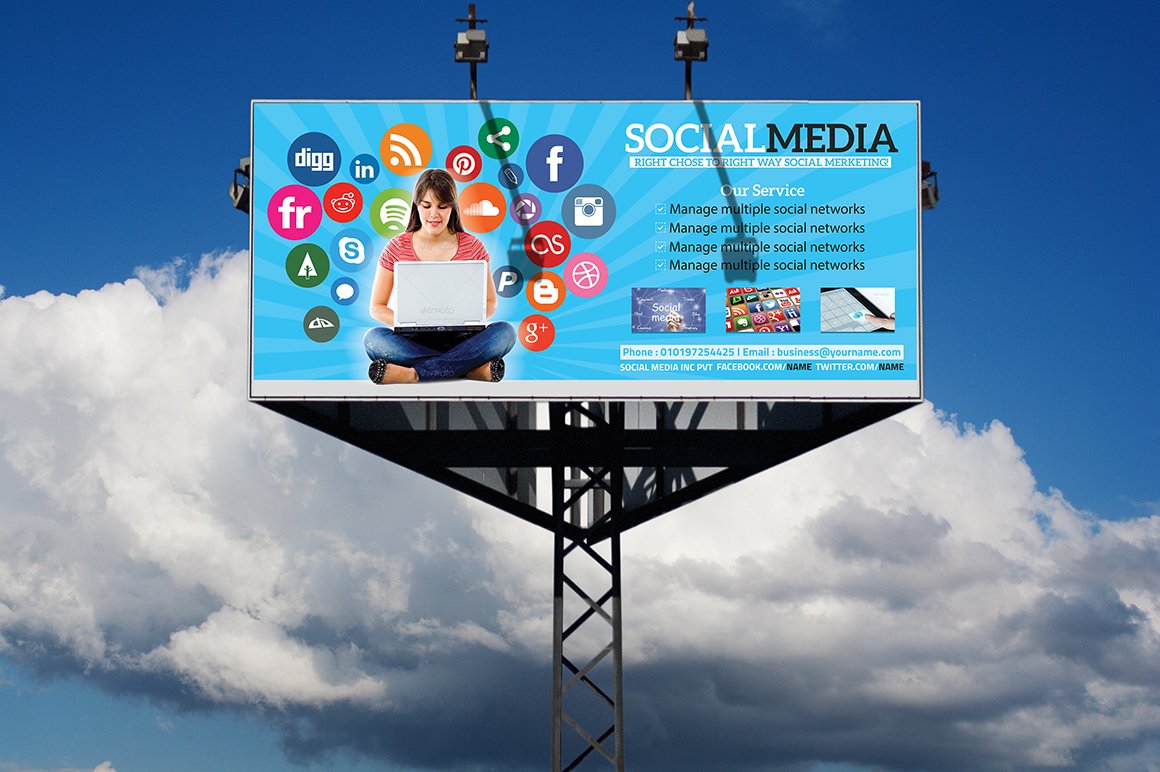 Social Media Billboard & Roll-Up cover image.