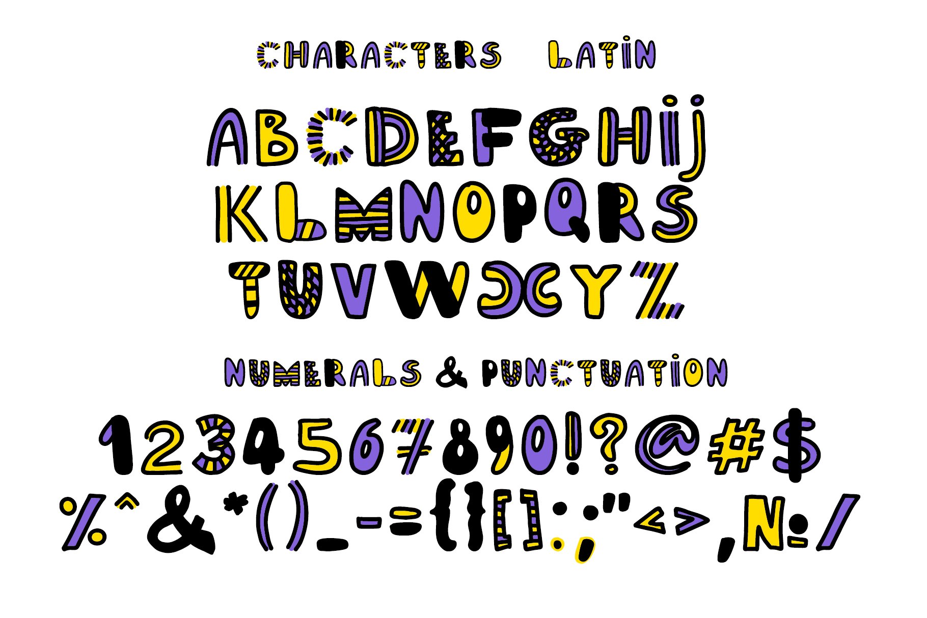 Little Bee Color Font preview image.