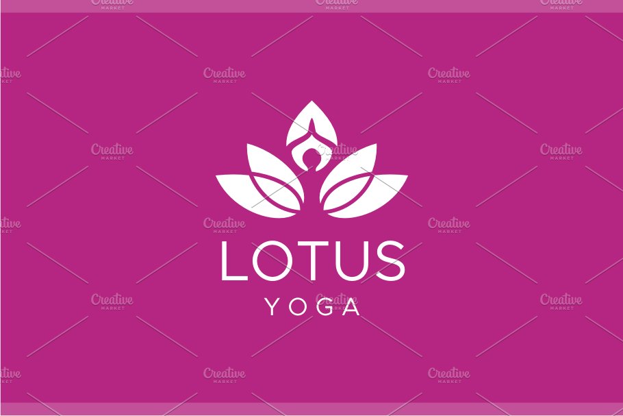 Lotus Yoga Logo preview image.