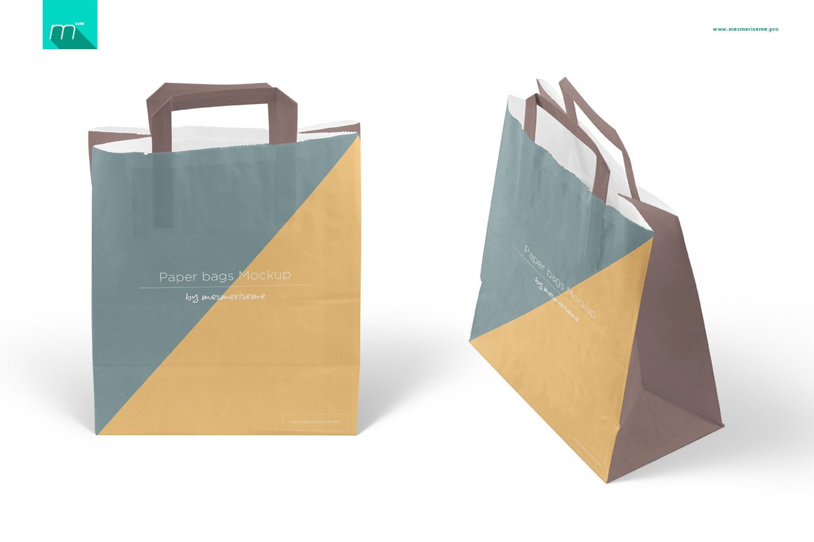 Paper Bags 2 Mock-up preview image.